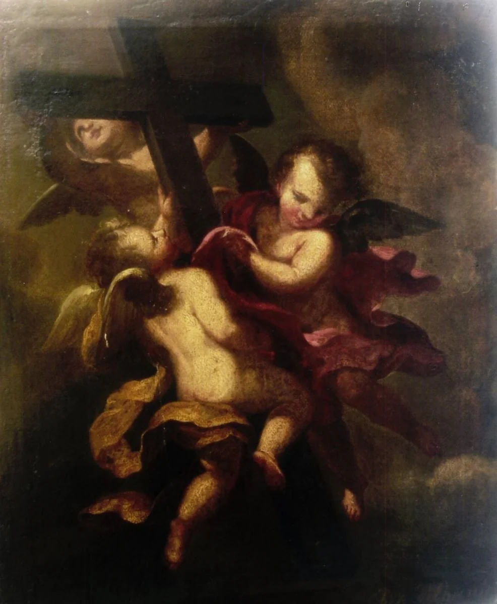 Trei îngeri cu crucea, by Micaela Eleutheriade, unspecified, 1950