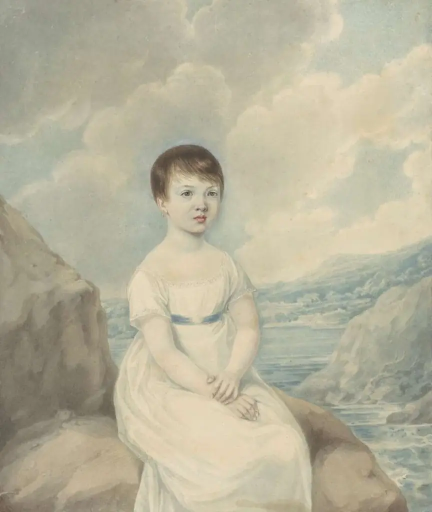 Portrait of Elizabeth Isabella Broughton, about seven years old, 1814