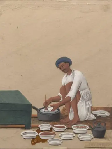 One of Seventeen paintings of domestic servants and tradesmen