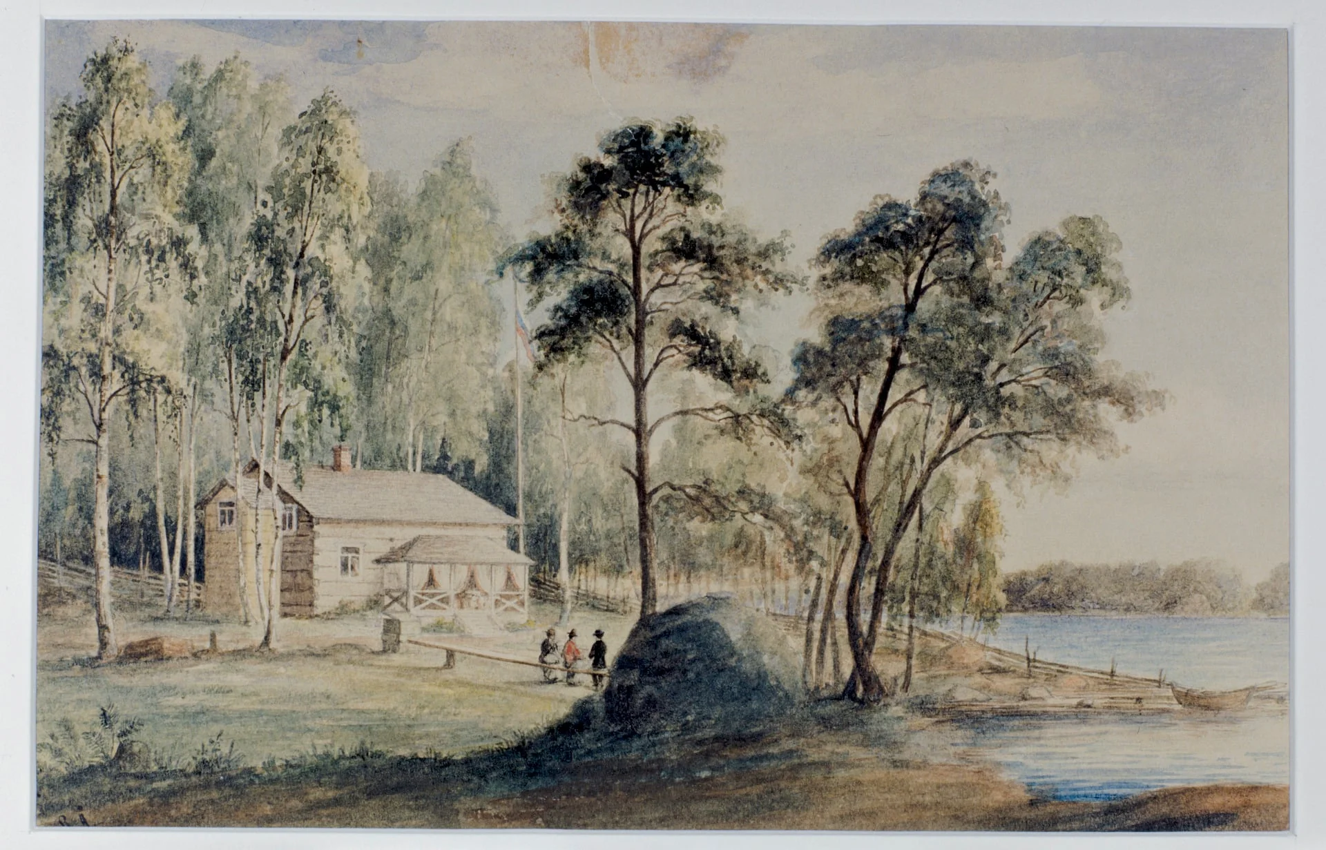 Lauttasaari, Katajaharjunniemi, by Rudolf Åkerblom, 1897