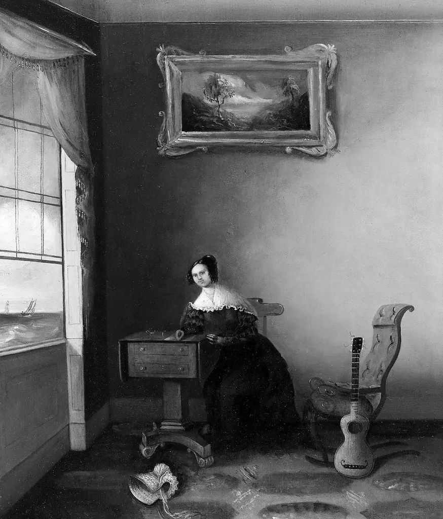 Lady Seated at a Work Table