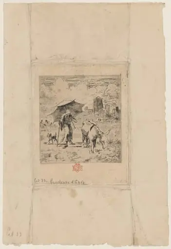 Gardeuse d'Anes Merchant (The Donkey Herder)