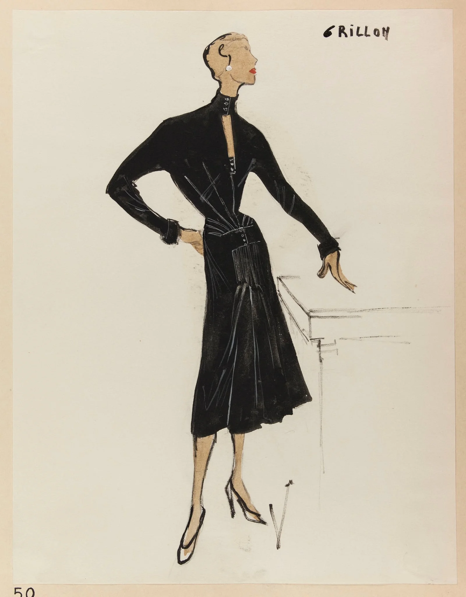 Grillon, by Carven, 1952