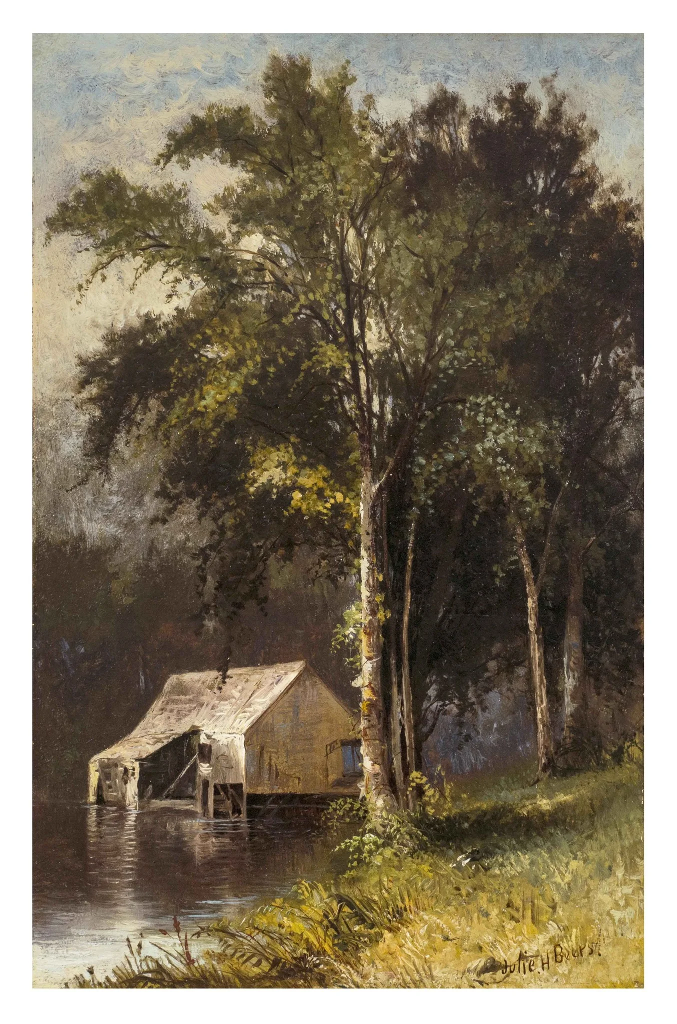 Summer Woodlands, by Julie Hart Beers, unspecified, 1872