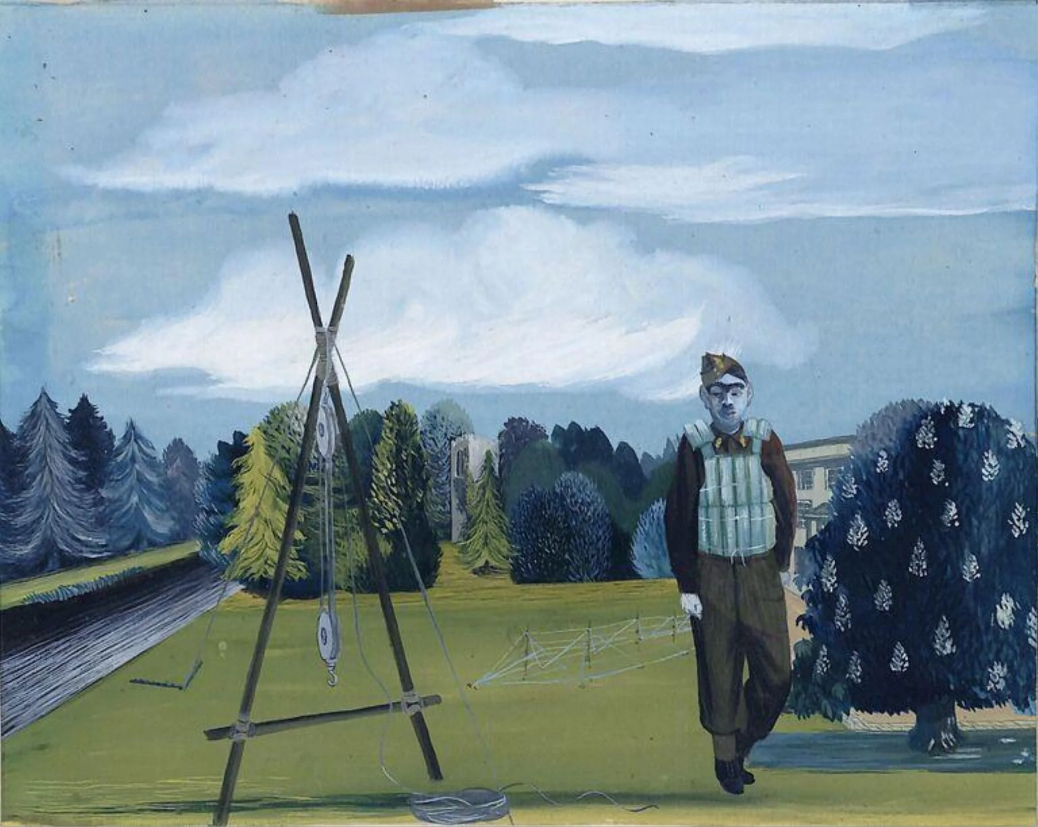 Soldier in Camp