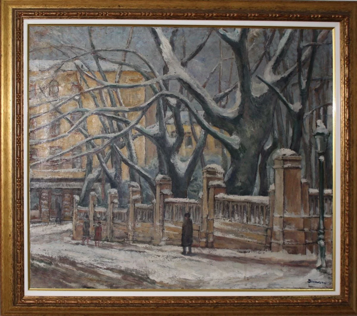 Peisaj de iarnă (Strada Sf. Ionică)