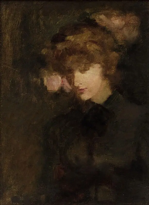 Portrait of the artist's first wife, née Ellen Cobden