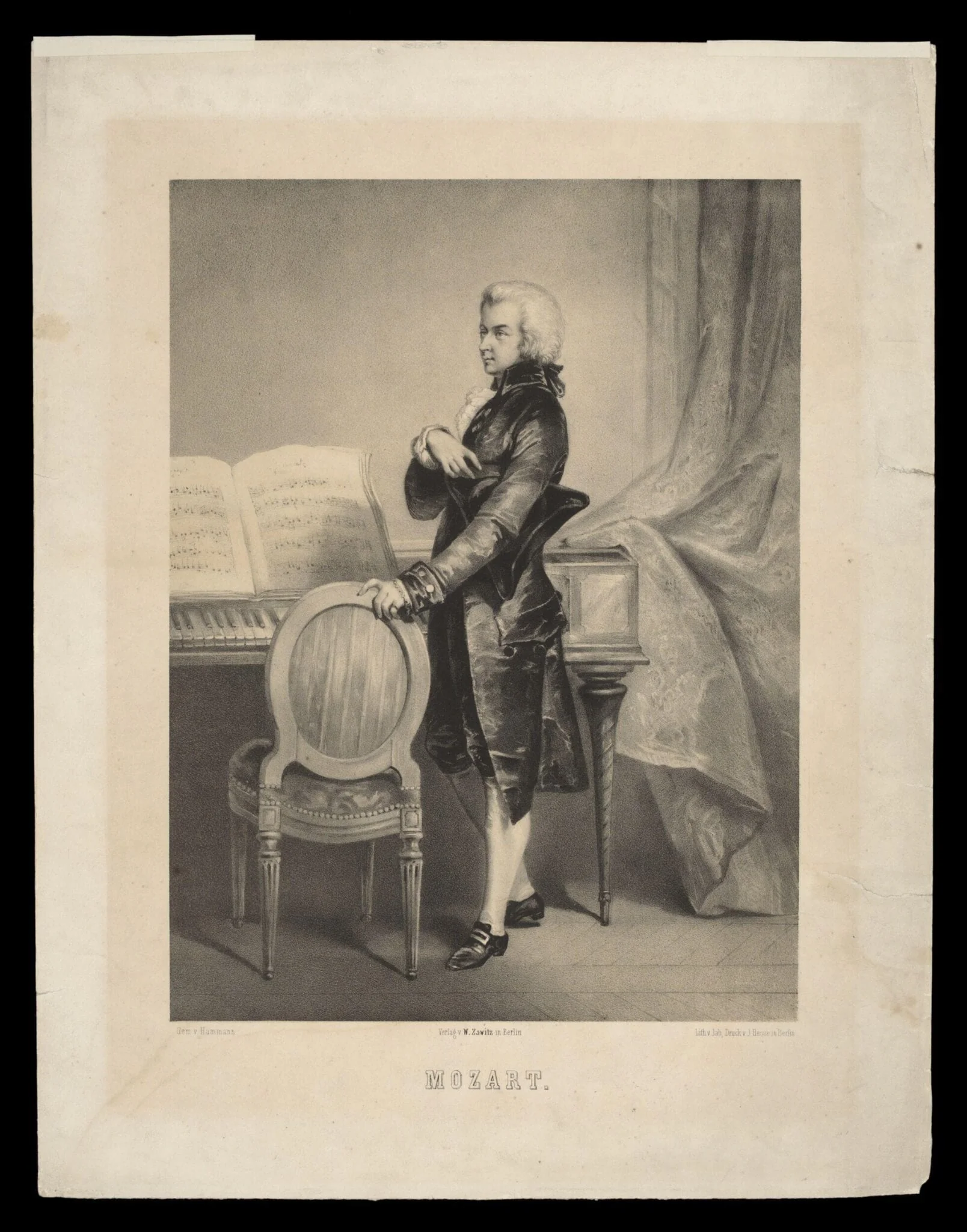 H Beard Print Collection, by Hammann, 1850