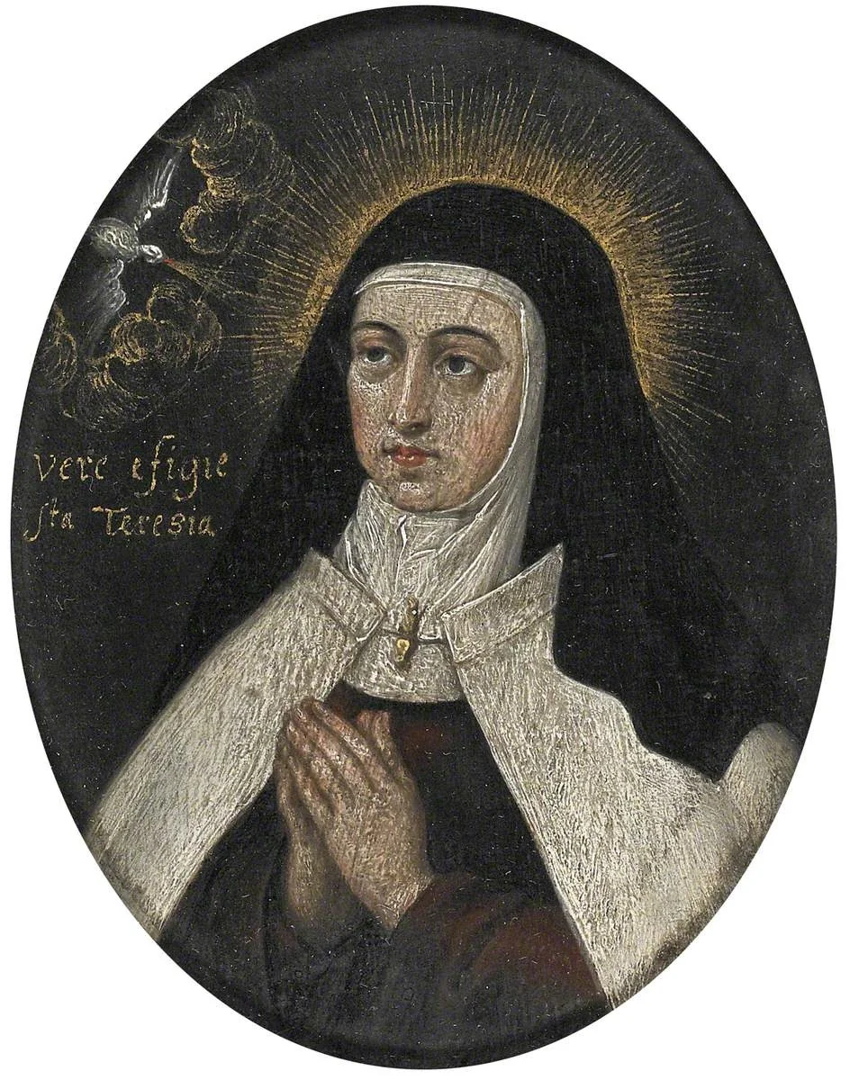 Saint Teresa of Ávila (1515–1582), by Unknown, oil, 1700
