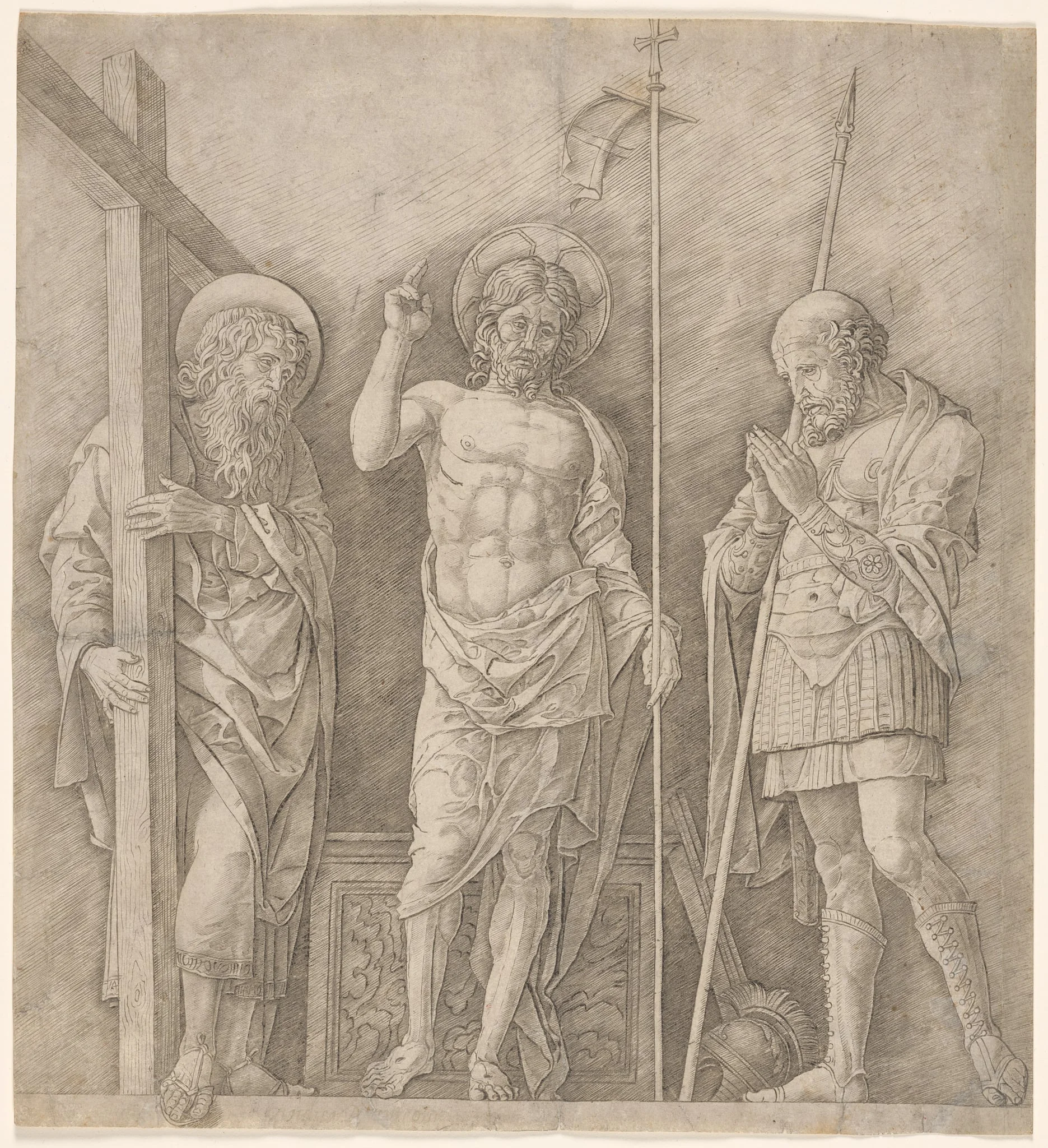 The Risen Christ Between Saints Andrew and Longinus
