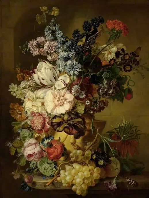 A vase of flowers