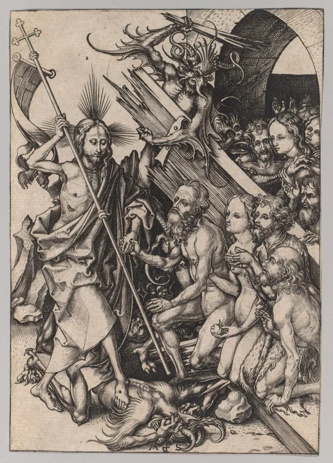 The Passion: Christ in Limbo, by Martin Schongauer, 1480