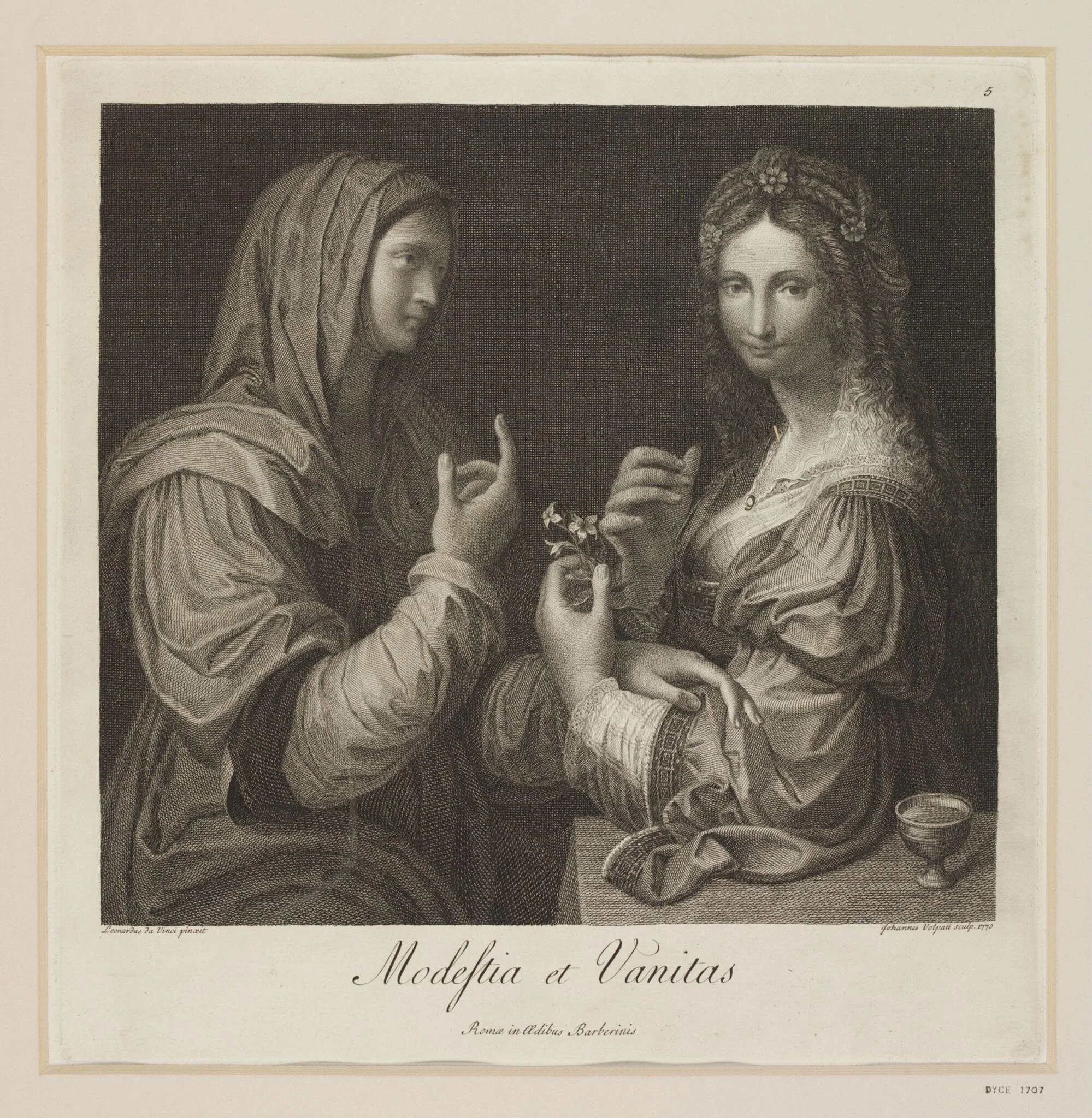 Modesty and Vanity, by Giovanni Volpato, 1850