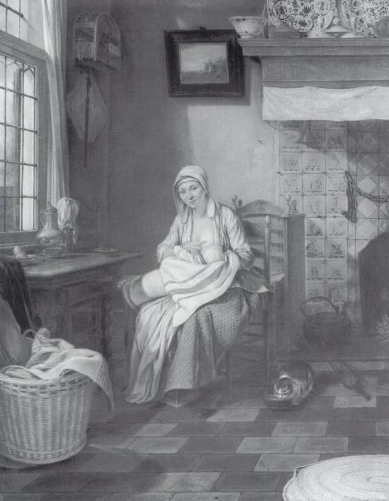 Interior with Nursing Mother