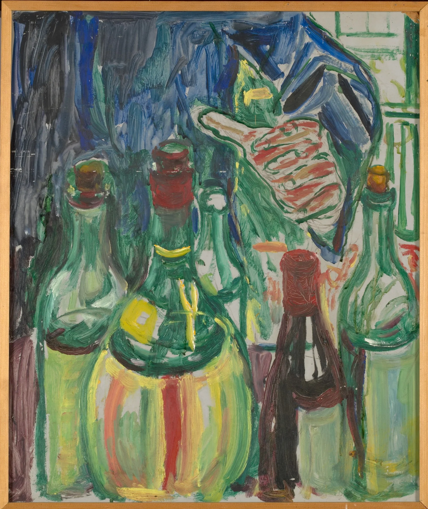 Hand Reaching out for Bottles