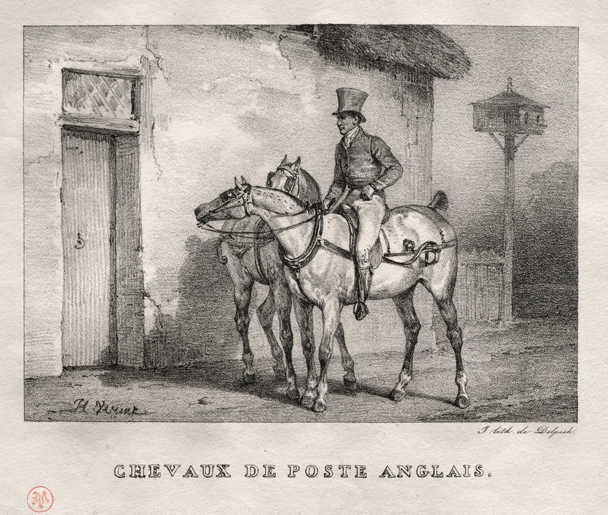 Postal Horses, by Horace Vernet, 1823
