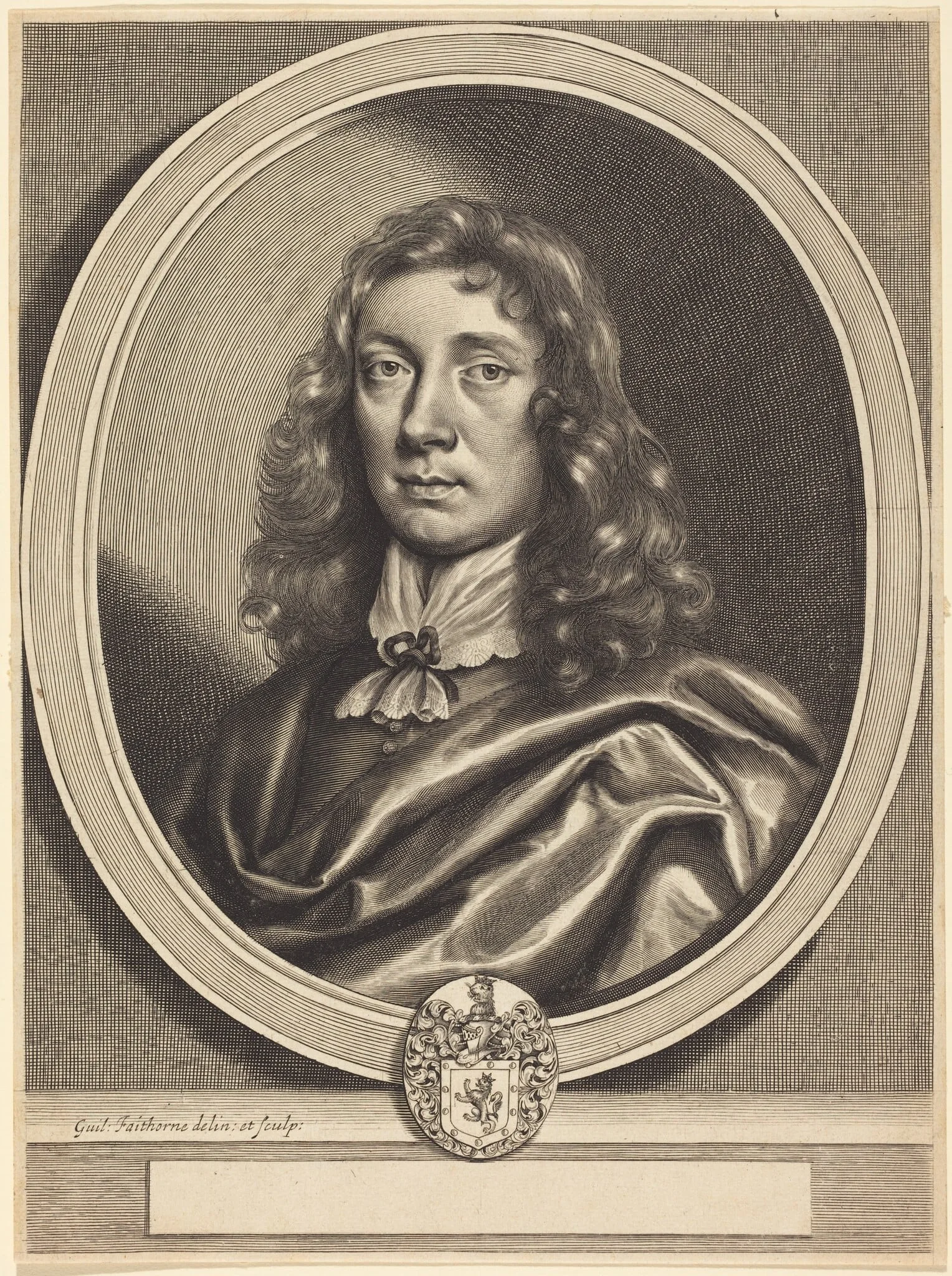 Sir Robert Henley, Bart., by William Faithorne, ink, 1654