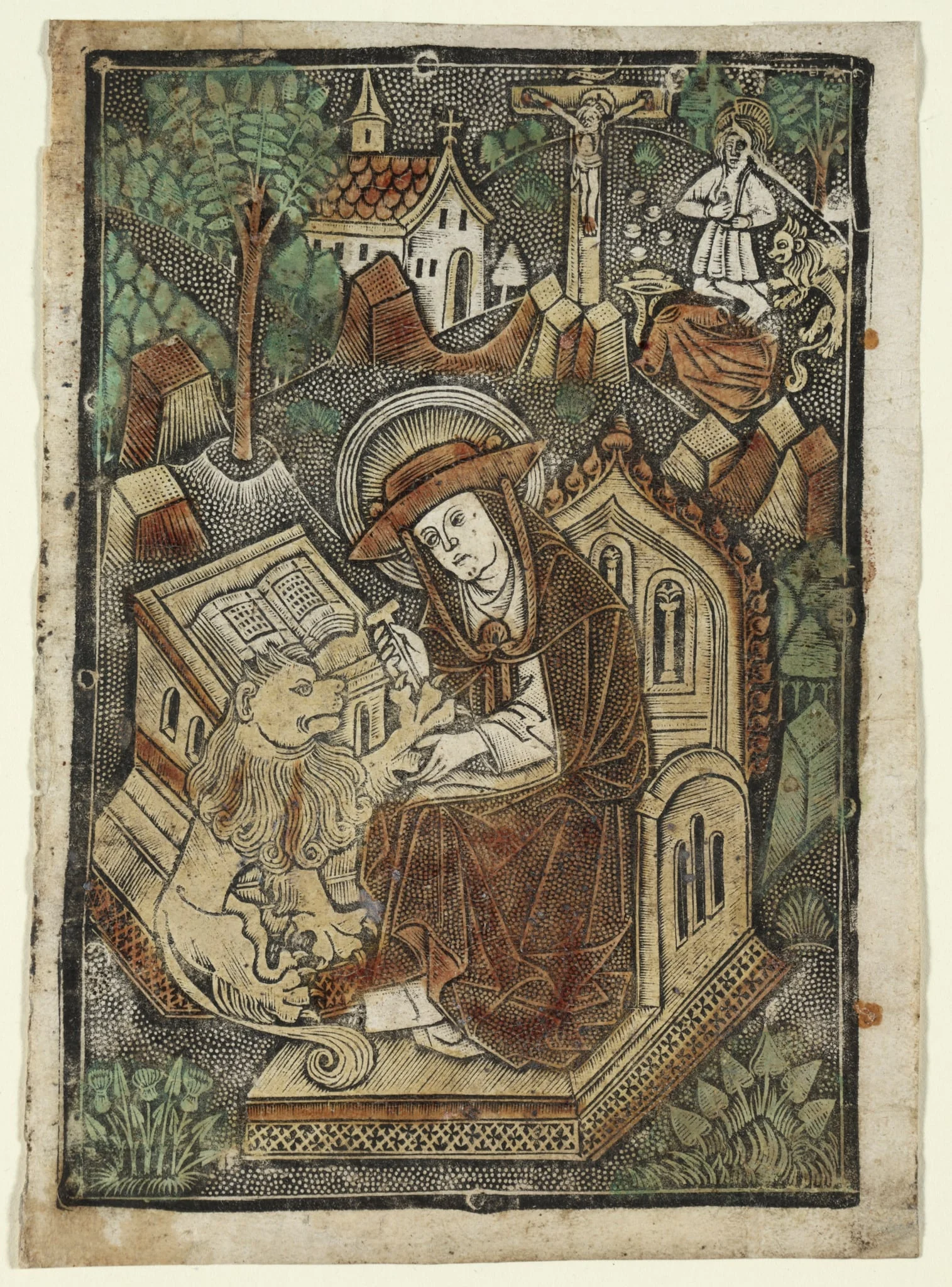 St. Jerome, by Kölner Wappenschild, 1504