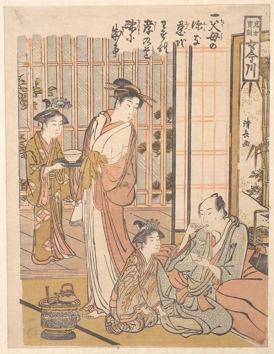 Untitled, by Torii Kiyonaga, ink, 1781