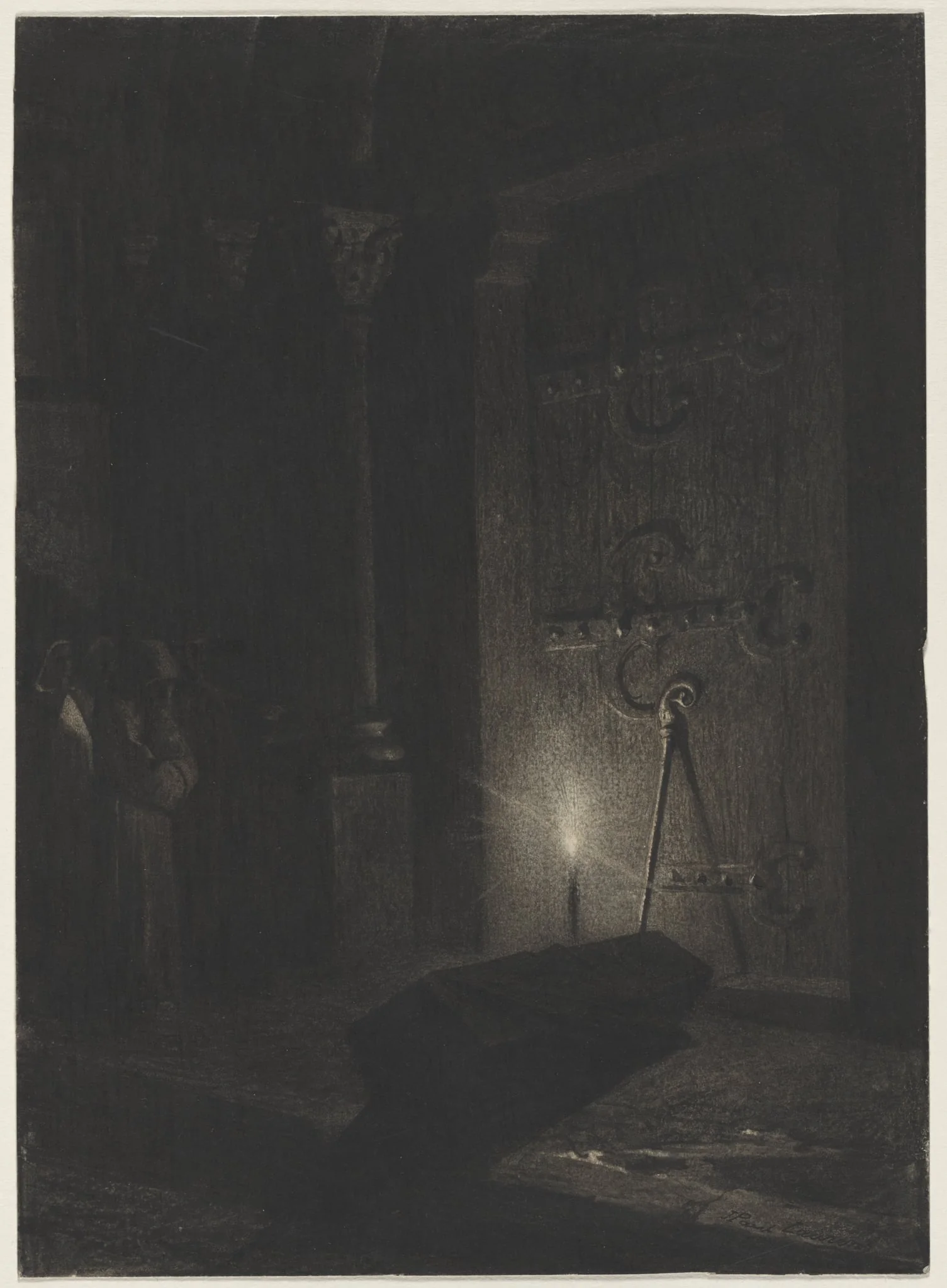 A Funeral, by Jean-Paul Laurens, 1880
