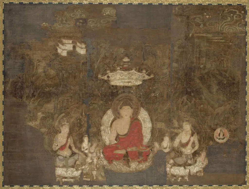 Shaka, the Historical Buddha, Preaching on Vulture Peak