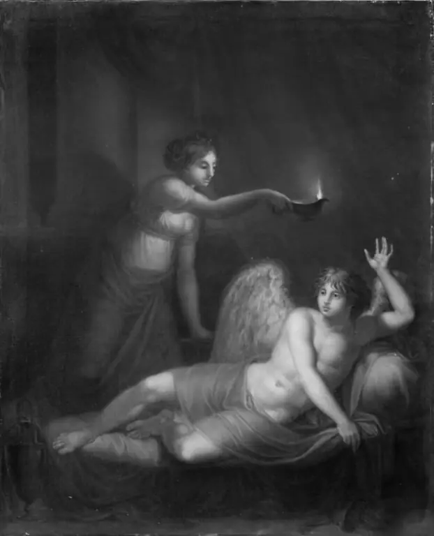Amor, der vækkes af Psyche