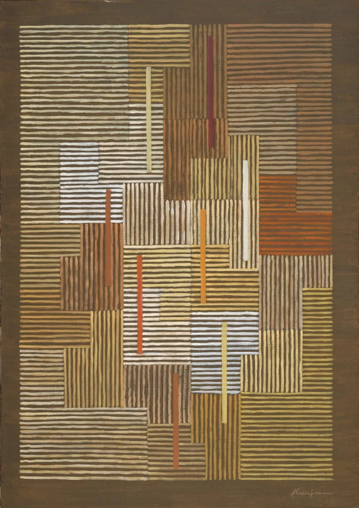 Untitled, by Adolf Richard Fleischmann, oil, 1950