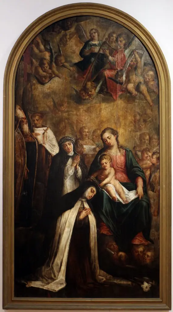 Saint Mary Magdalene of Pazzi crowned with thorns