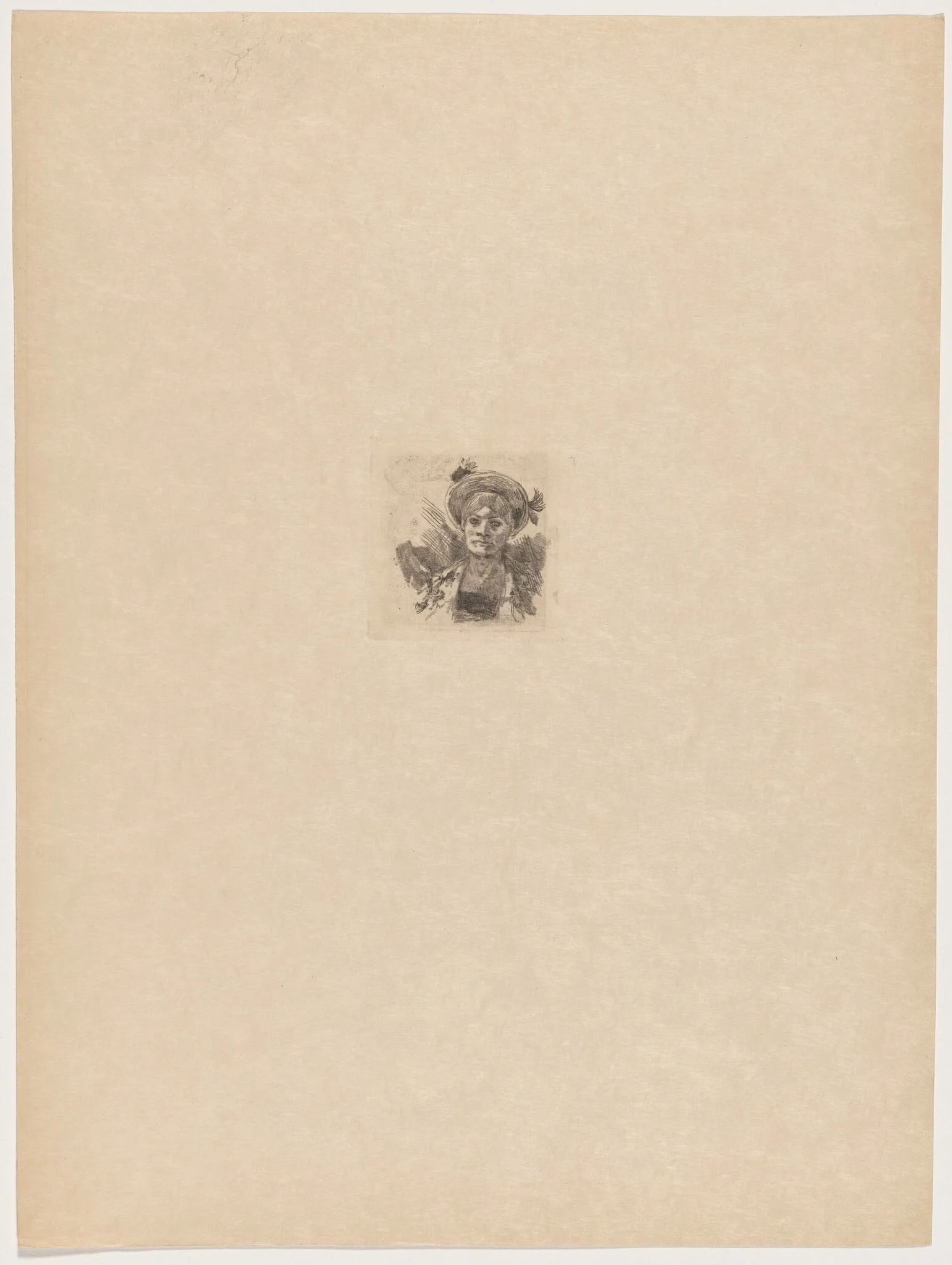 Tesson humain (Human Fragment), by Félicien Rops, ink, 1895