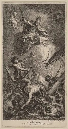 Saint Nicholas Rescuing Sailors