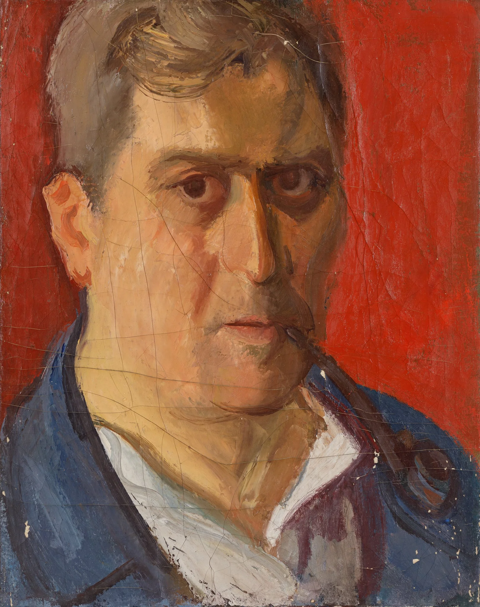 Autoportret cu lulea, by Iosif Iser, 1850
