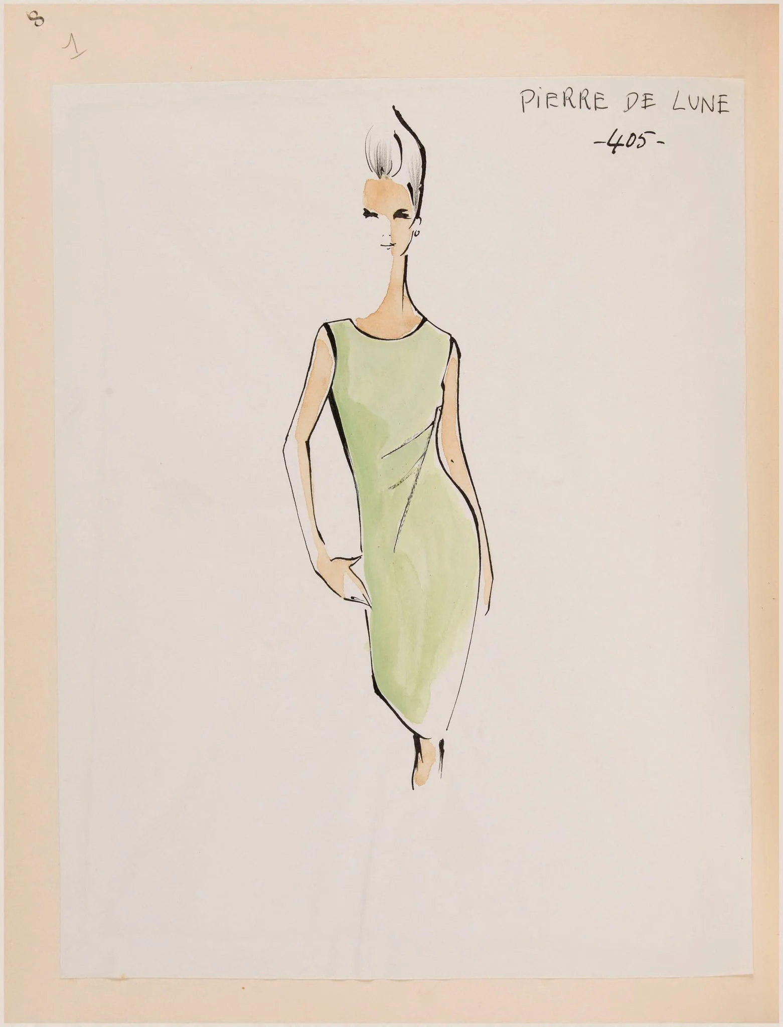 Pierre de lune, by Carven, 1965