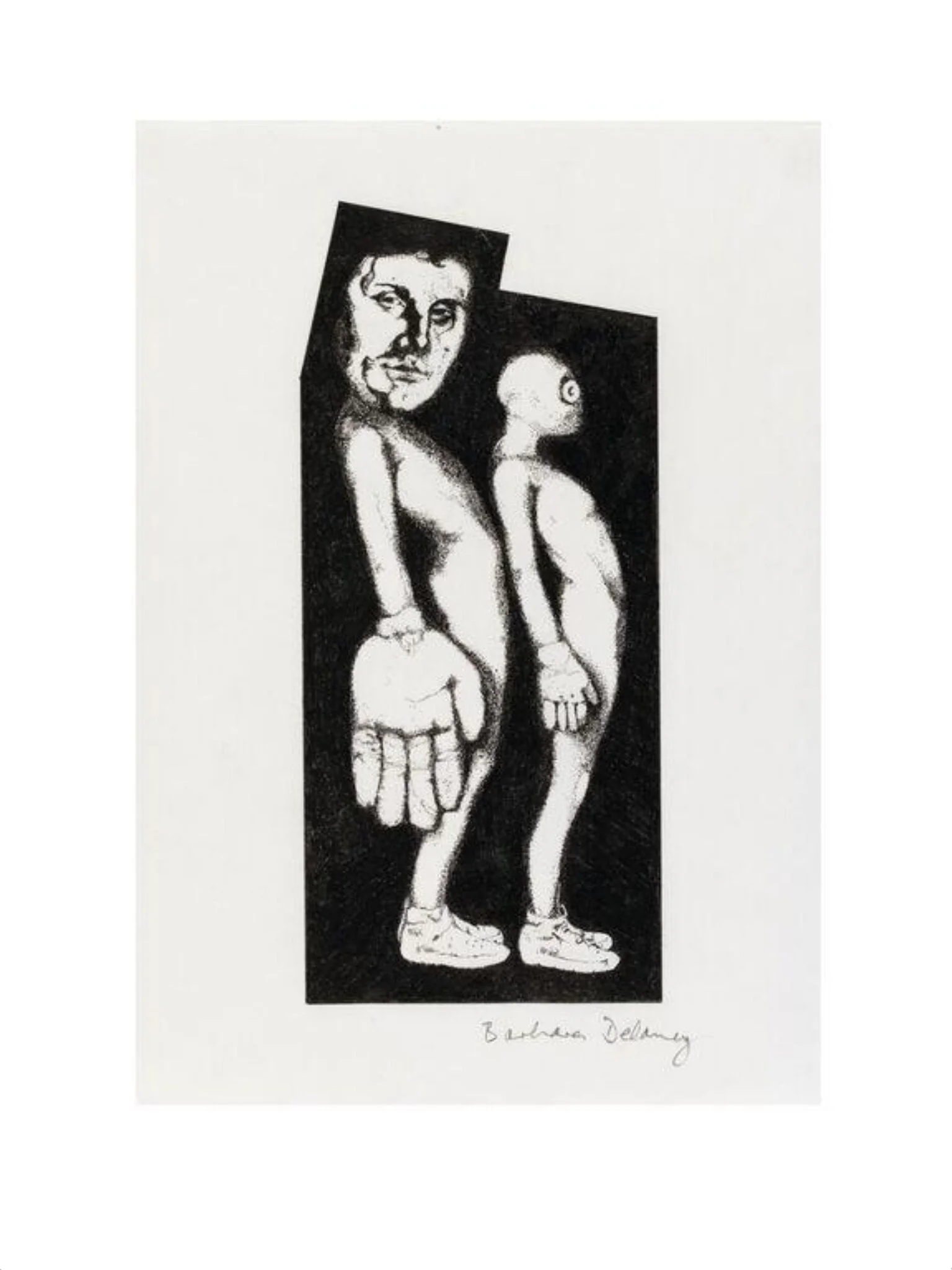 Luther and Friend, by Barbara Delaney, 1998