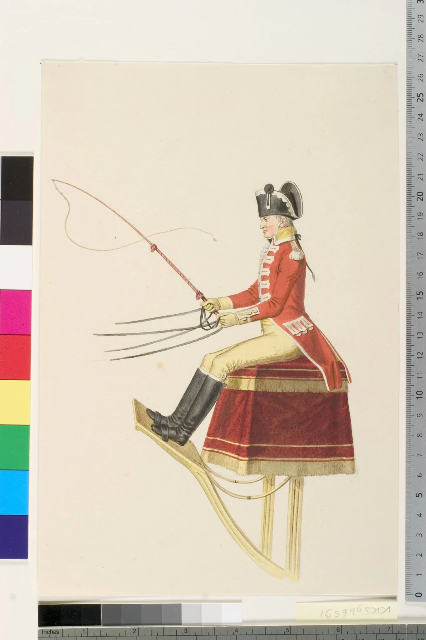 Kongelig kusk, by Unknown, unspecified, 1807