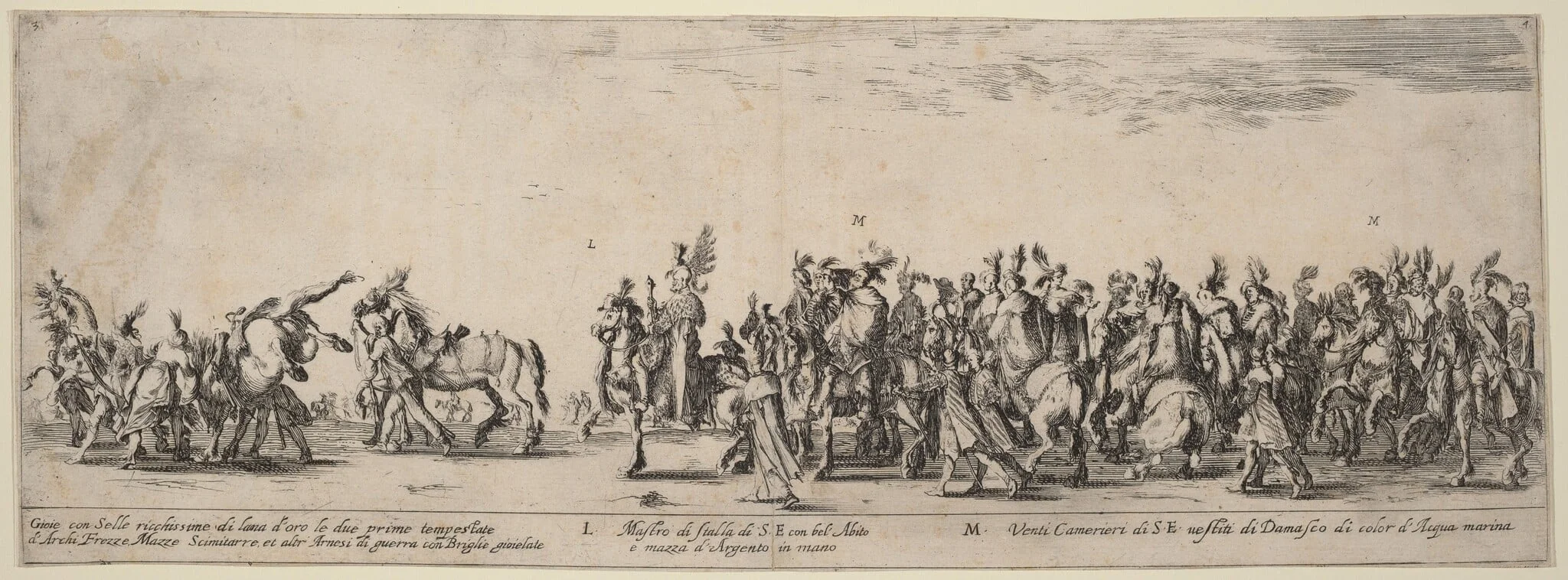 Master of His Excellency's Stables and Twenty Servants