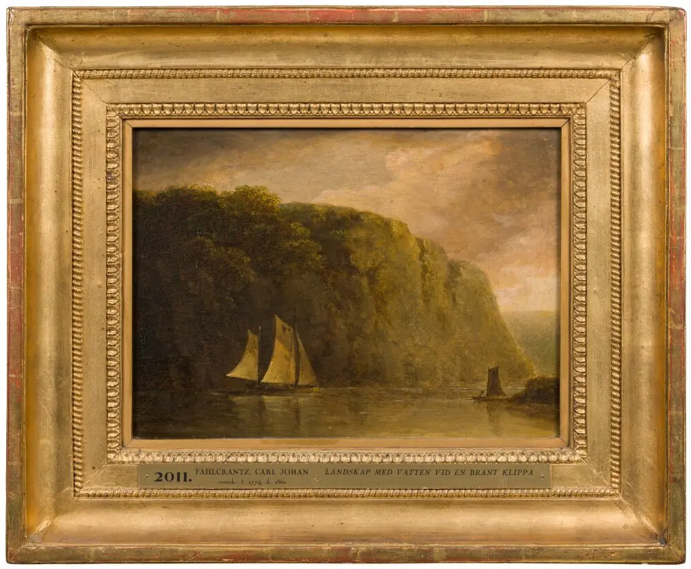 Landscape with Water and a Steep Rock