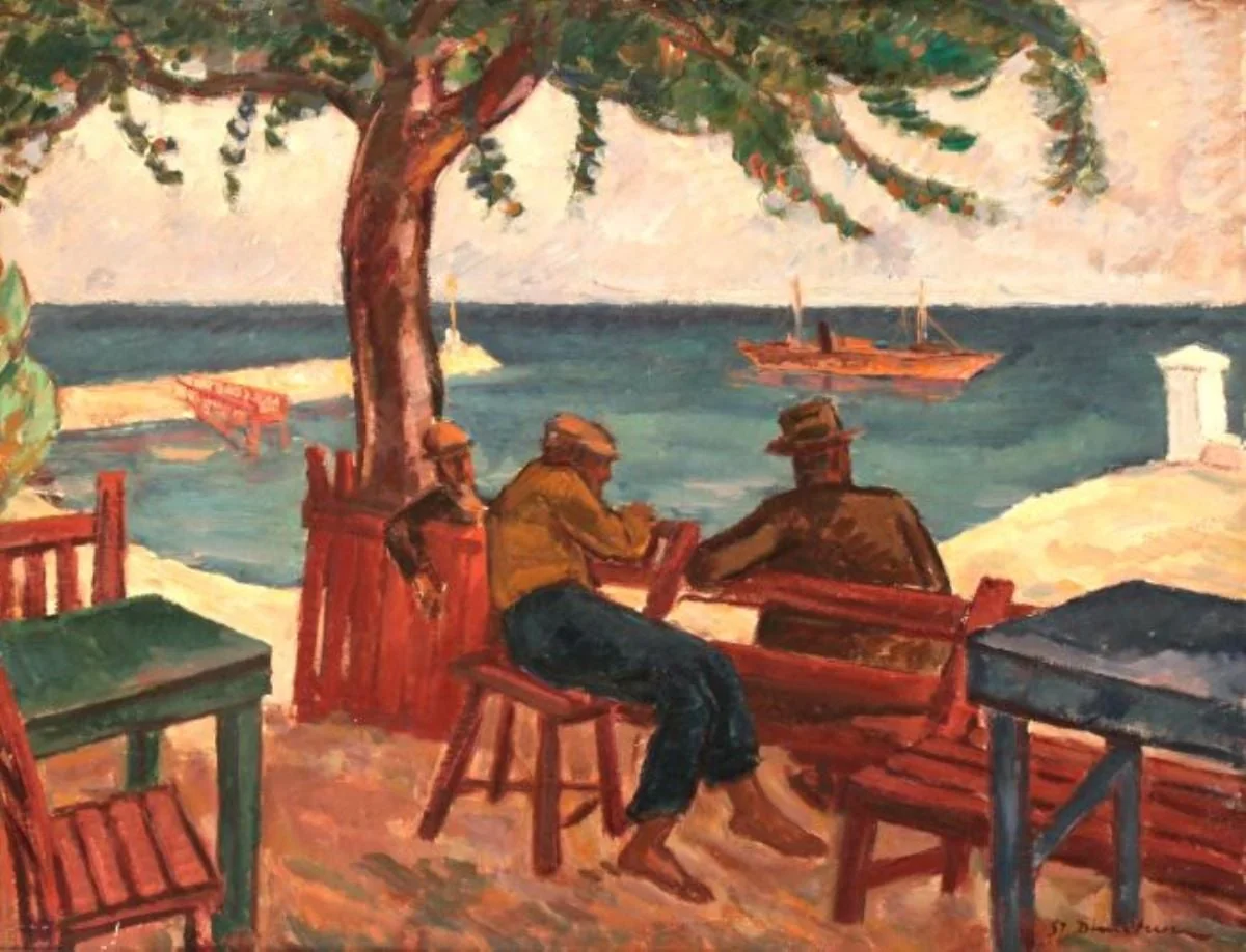 La Mangalia, by Ștefan Dimitrescu, unspecified, 1919