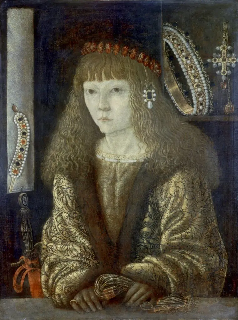 A young János Corvinus in 1486.