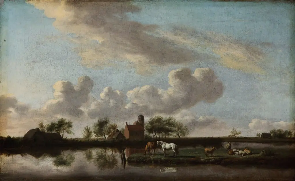 A Flat Canal Landscape
