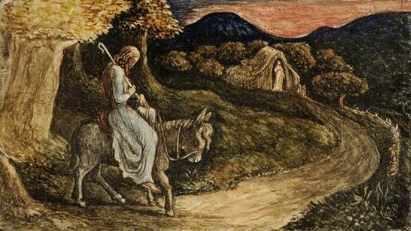 The Return Home, by Edward Calvert, unspecified, 1849