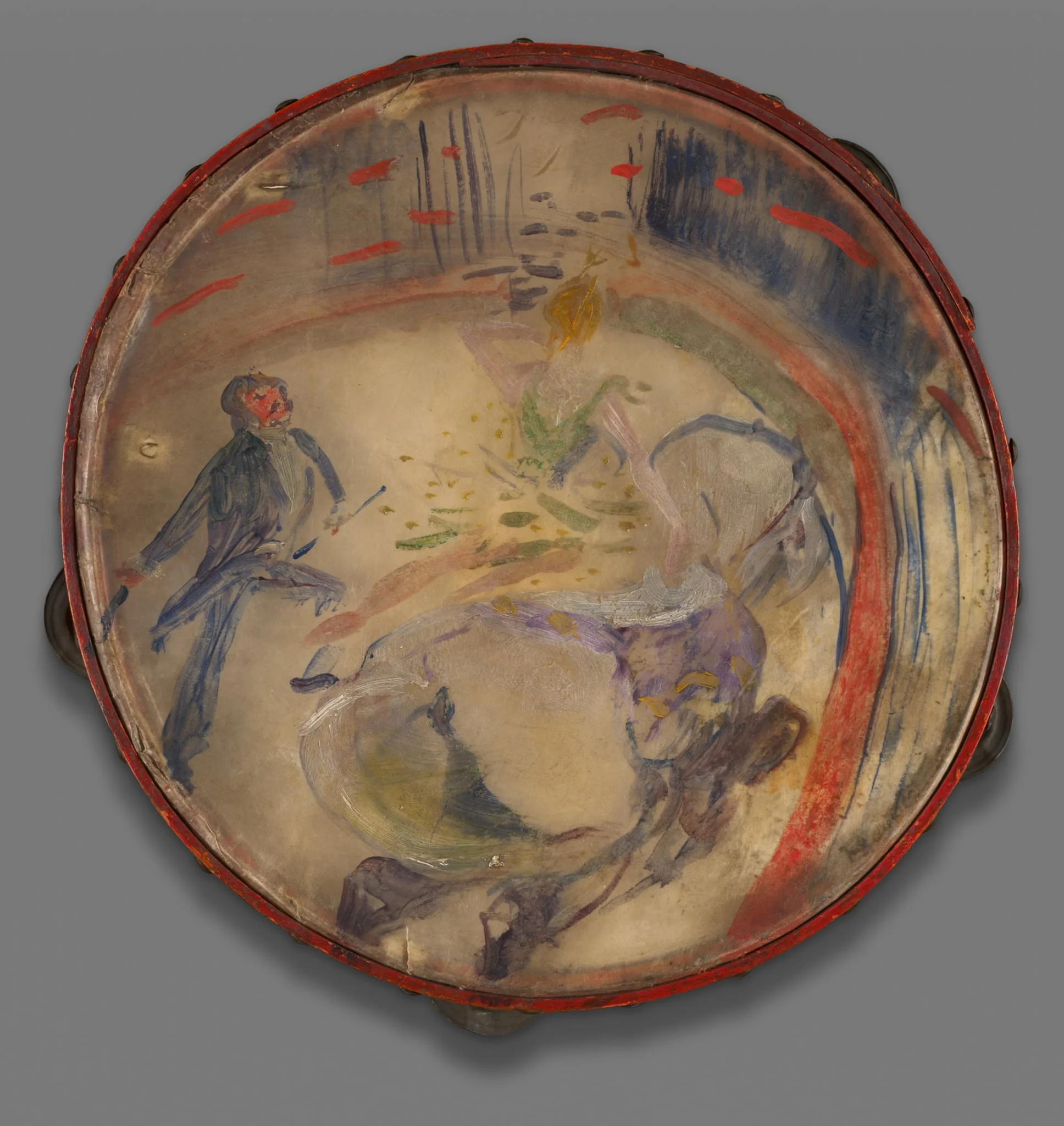 At the Circus: The Bareback Rider (Au Cirque: Écuyère), by Henri de Toulouse-Lautrec, oil, 1888