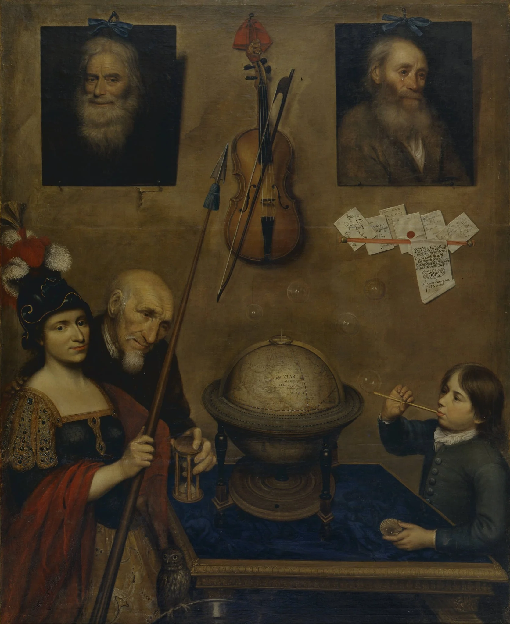 Motiv fra Ludvig Holbergs "Jeppe på Bjerget", III akt, 3. scene, by Unknown artist, 1811