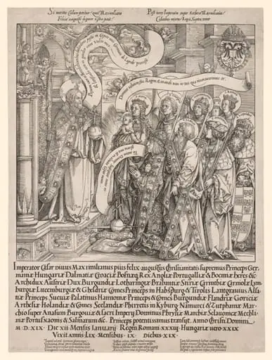 The Emperor Maximilian Presented by His Patron Saints to the Almighty
