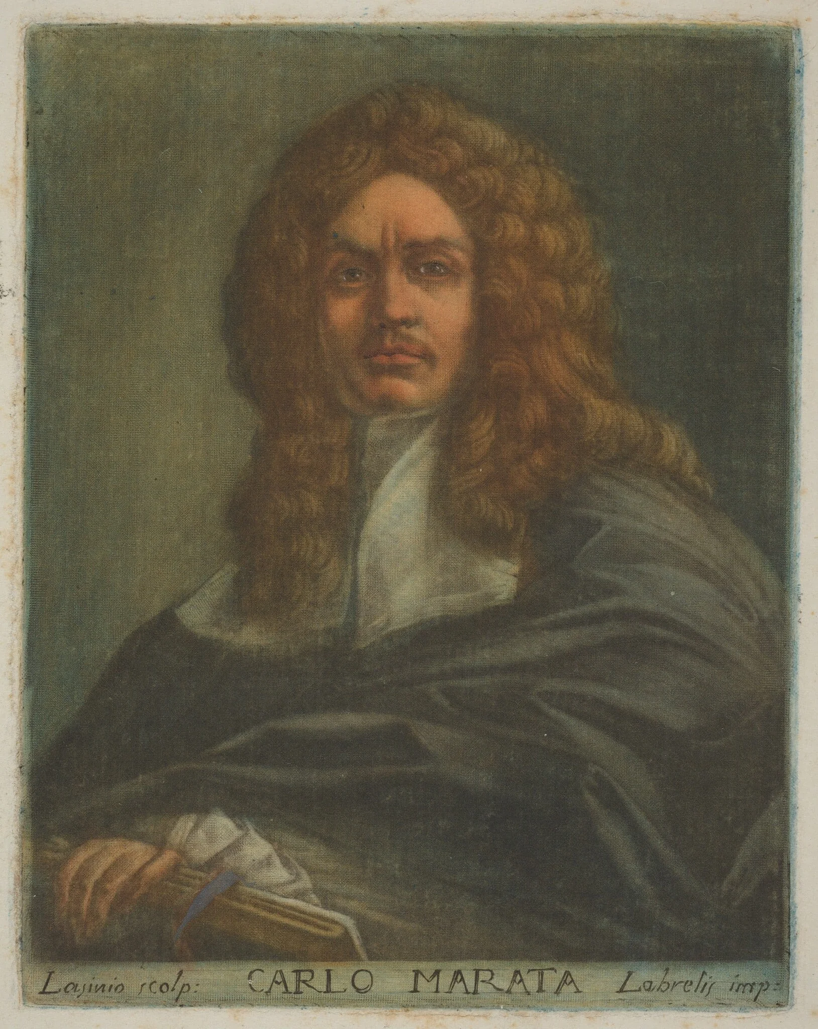 Carlo Maratta, by Carlo Lasinio, ink, 1789