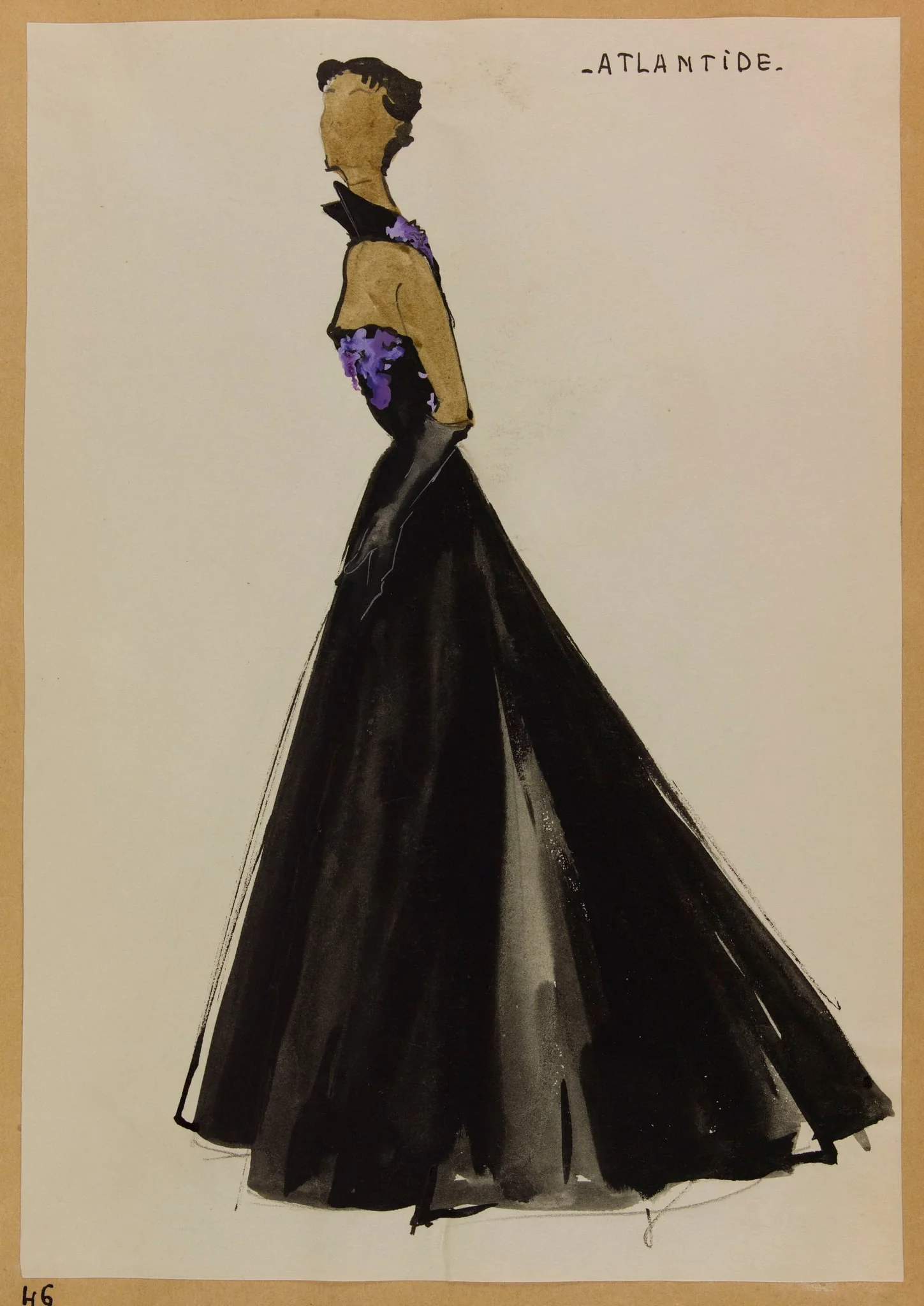 Atlantide, by Carven, 1952