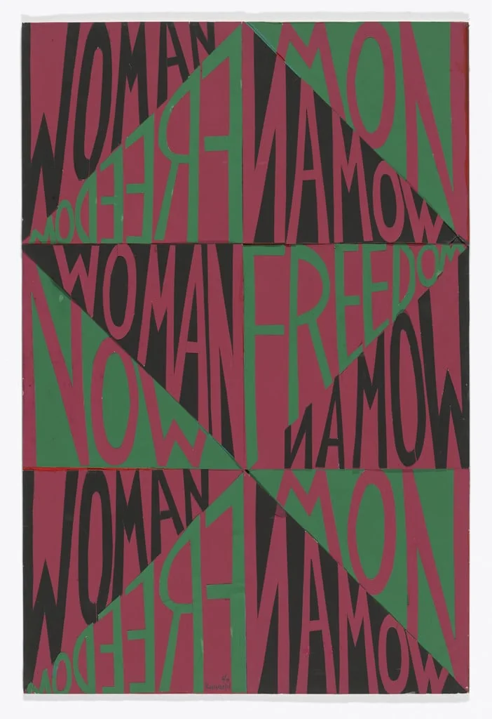 Untitled, by Faith Ringgold, paint, 1971