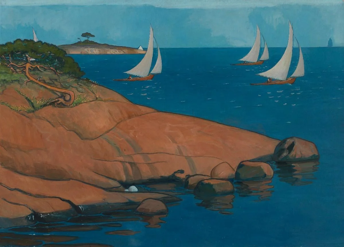 Saaristomaisema, by Venny Soldan-Brofeldt, unspecified, 1913