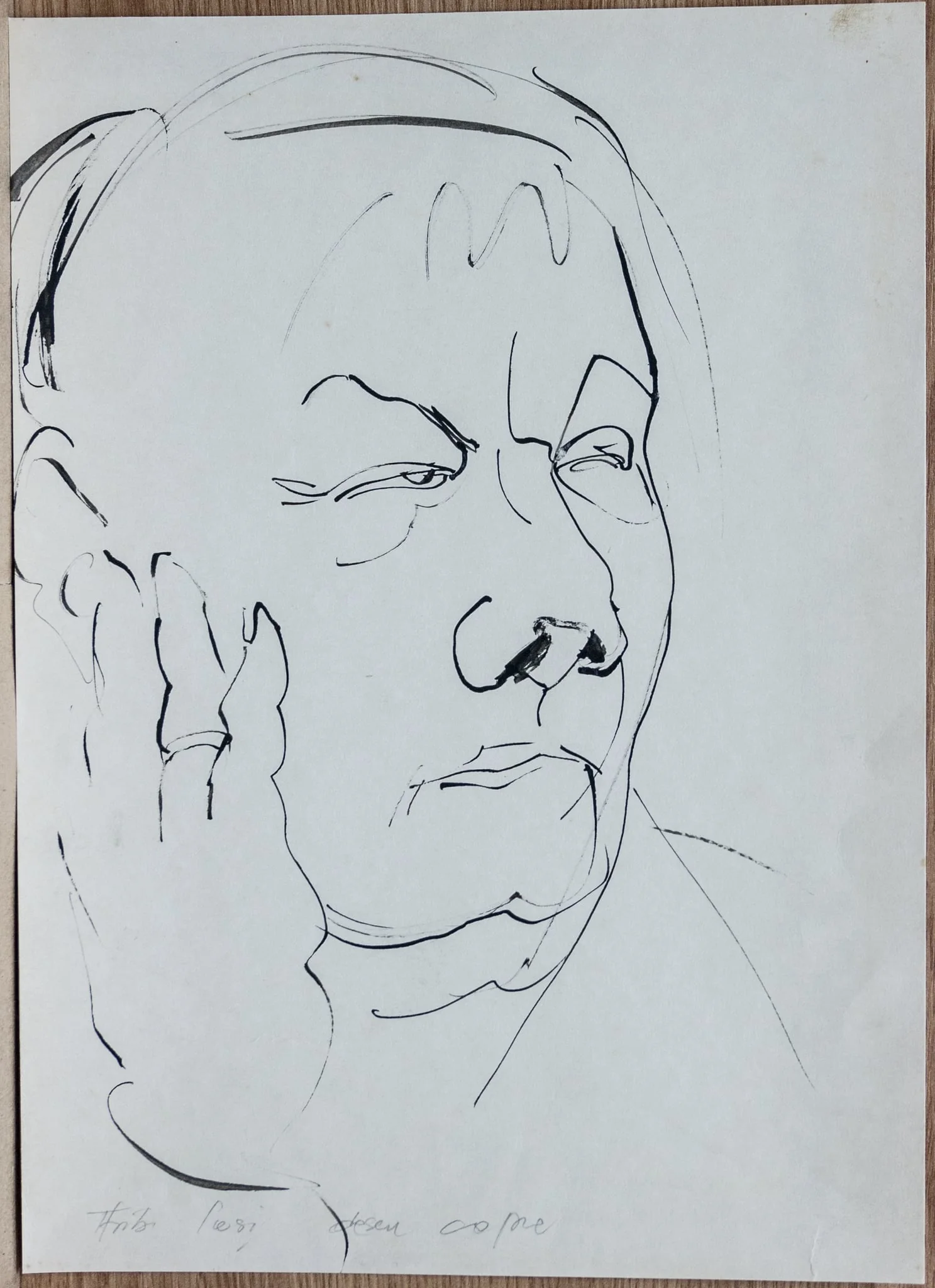 Desen copie, by Teodor Hrib, 1950