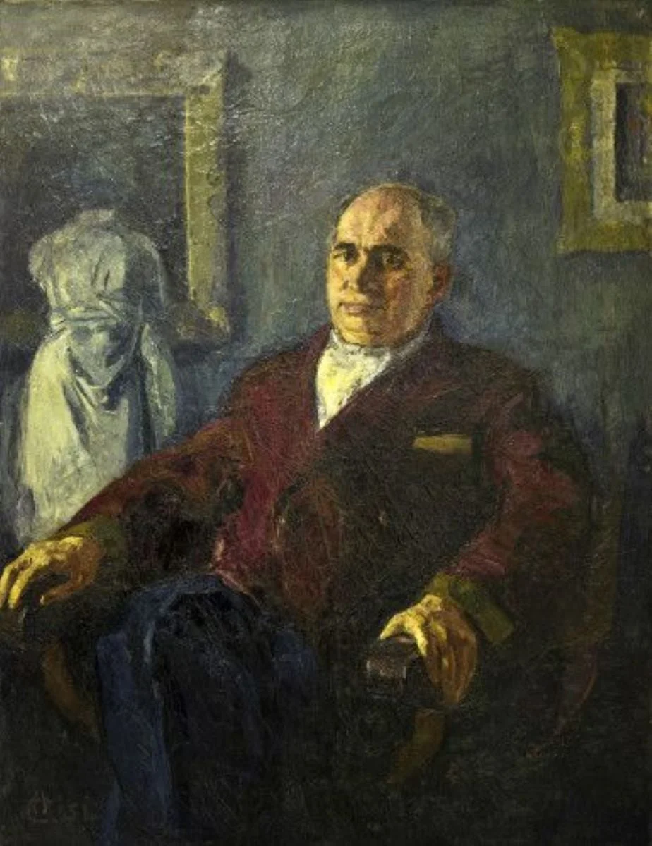 Portretul lui Krikor Zambaccian, by Alexandru Ciucurencu, unspecified, 1951