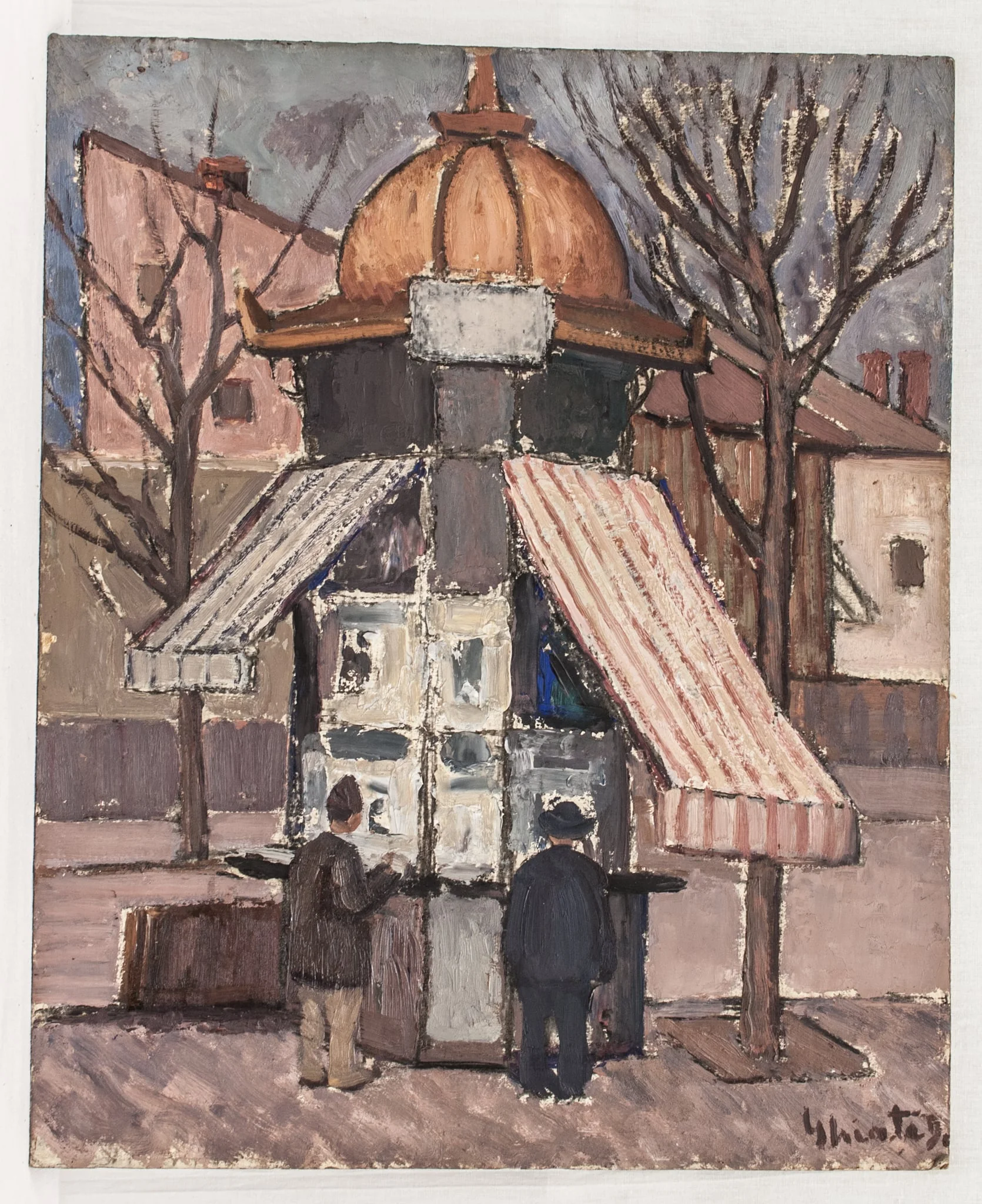 Chioșc de ziare, by Dumitru Ghiață, unspecified